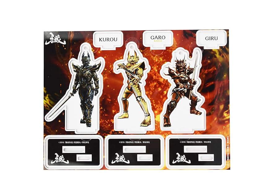 牙狼　アクリルスタンド魔界戦士セット 牙狼＜GARO＞アクリルスタンド魔戒騎士セットtypeC（ガロ、ゼン